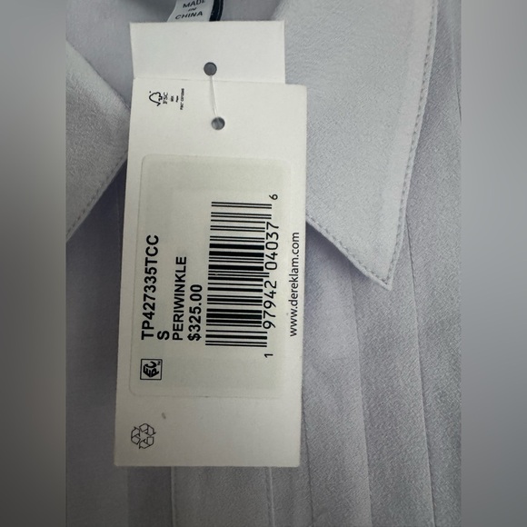 DEREK LAM - JANET SLEEVELESS TUXEDO SHIRT NWT - Picture 8 of 9